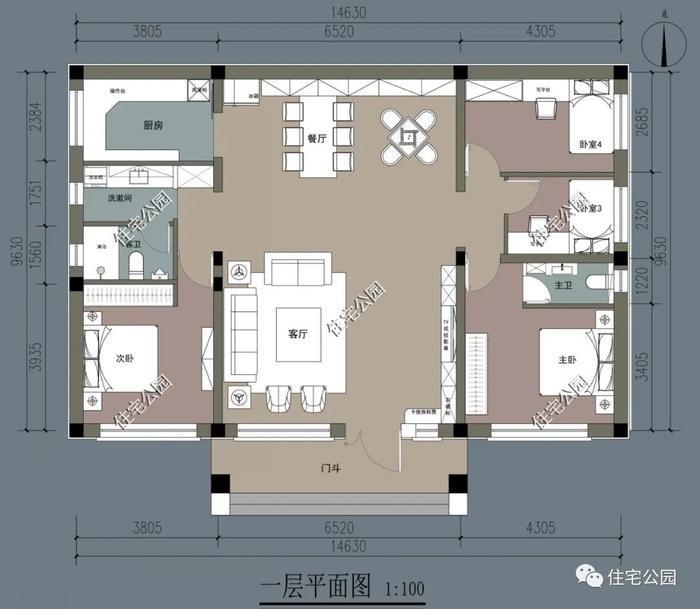 10套一层户型图纸，不仅接地气，而且造价低丨全套图纸总辑六（747~1168）