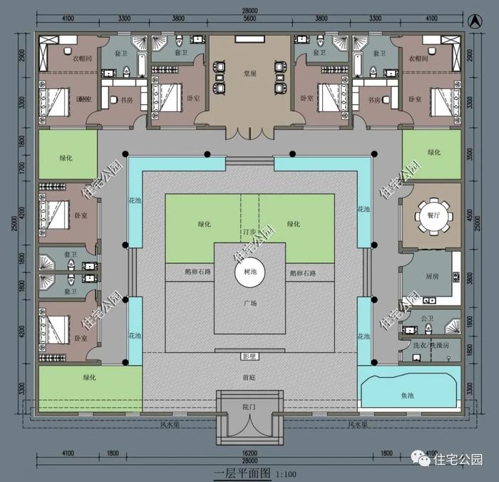 10套一层户型图纸，不仅接地气，而且造价低丨全套图纸总辑六（747~1168）