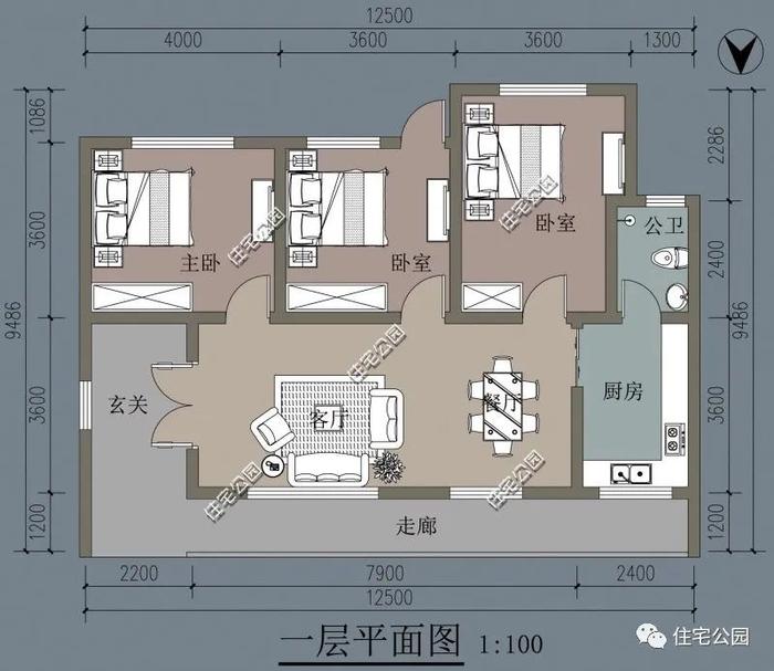 10套一层户型图纸，不仅接地气，而且造价低丨全套图纸总辑六（747~1168）