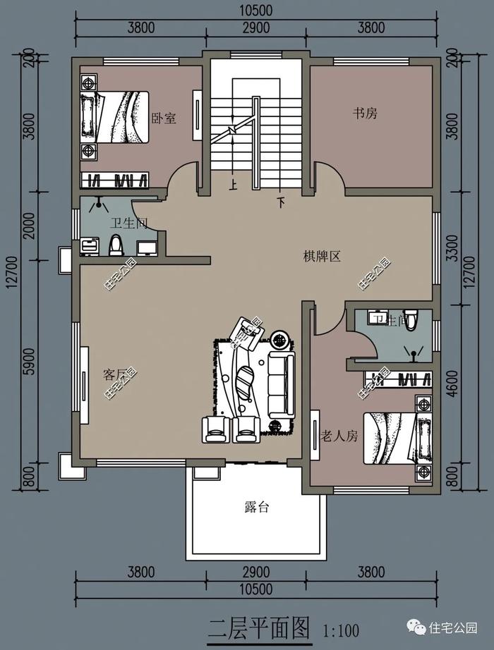 10套3层及以上的豪华别墅户型，适合家中人口较多的朋友修建丨全套图纸总辑七（677~765）