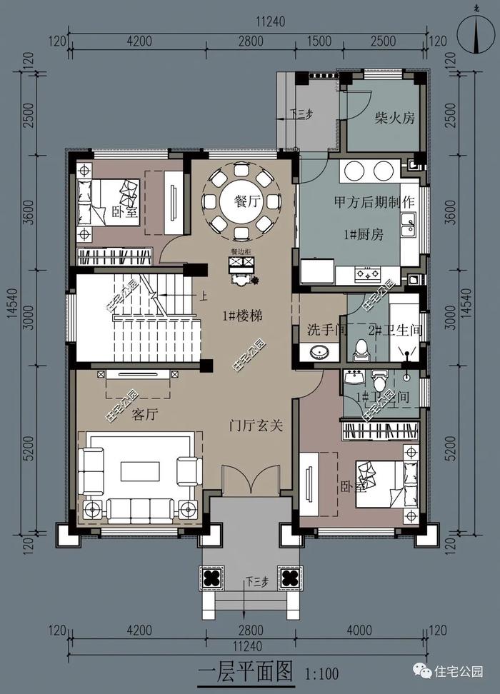 10套3层及以上的豪华别墅户型，适合家中人口较多的朋友修建丨全套图纸总辑七（677~765）