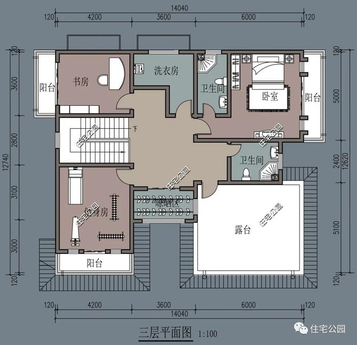 10套3层及以上的豪华别墅户型，适合家中人口较多的朋友修建丨全套图纸总辑七（677~765）