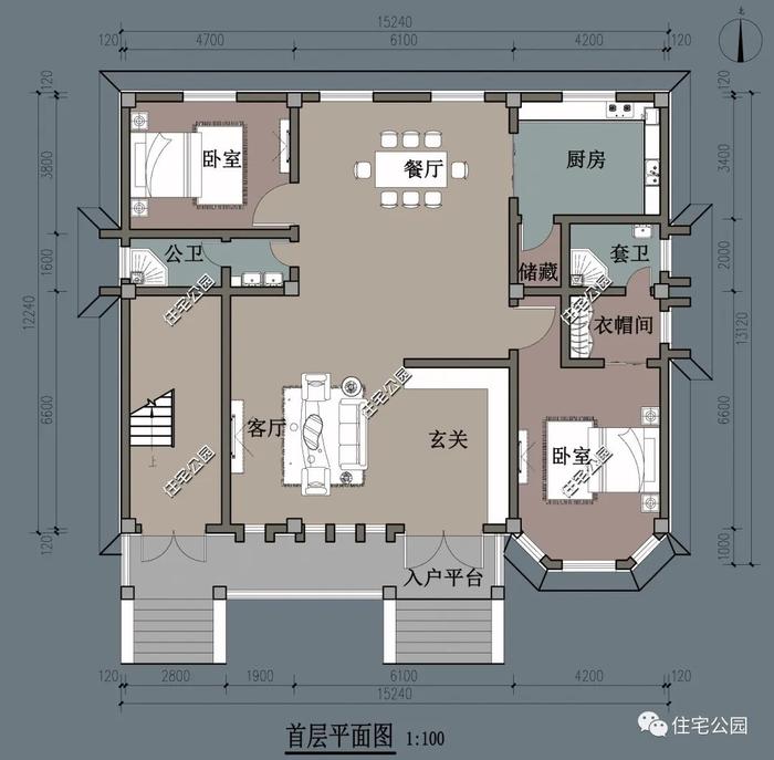 10套3层及以上的豪华别墅户型，适合家中人口较多的朋友修建丨全套图纸总辑七（677~765）