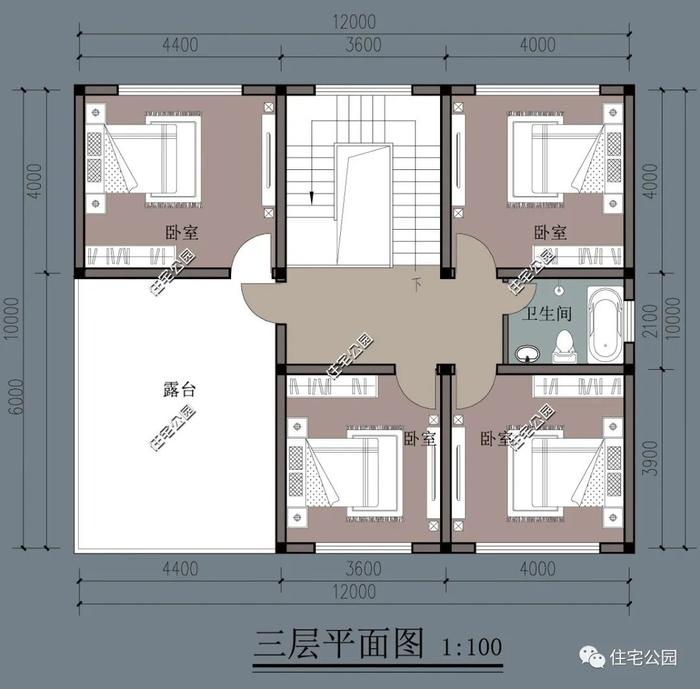 10套3层及以上的豪华别墅户型，适合家中人口较多的朋友修建丨全套图纸总辑七（677~765）