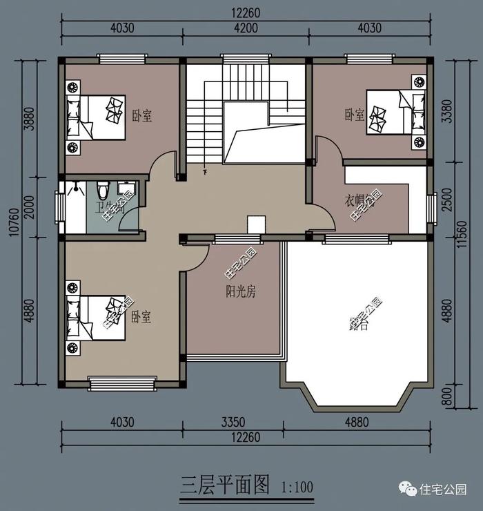 10套3层及以上的豪华别墅户型，适合家中人口较多的朋友修建丨全套图纸总辑七（677~765）