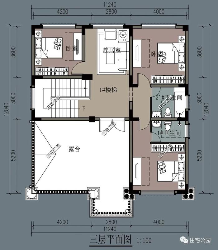 10套3层及以上的豪华别墅户型，适合家中人口较多的朋友修建丨全套图纸总辑七（677~765）