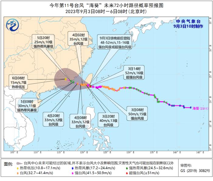 海口海上防台风应急响应提升至Ⅲ级！“苏拉”将移入北部湾海面，海口天气预报→