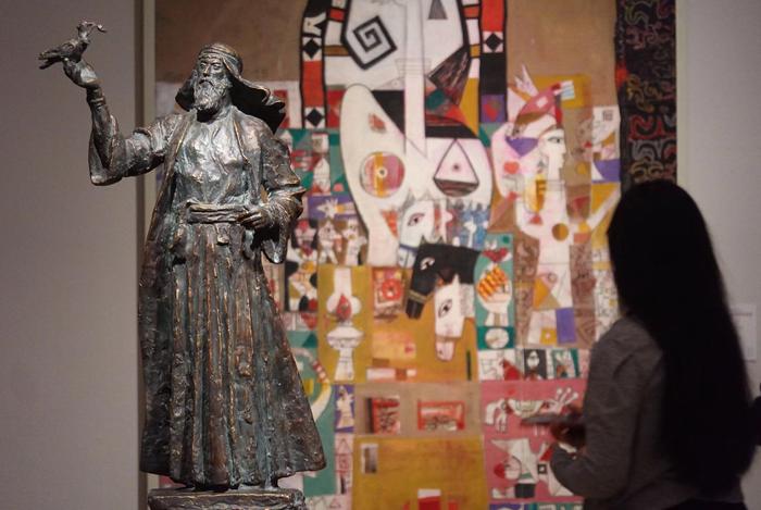 “一带一路”倡议提出十周年，“美在融汇”展览亮相中国美术馆