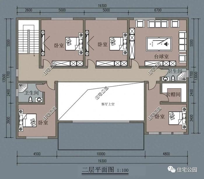 10套二层别墅户型推荐，农村房子就该这么建（460~543）