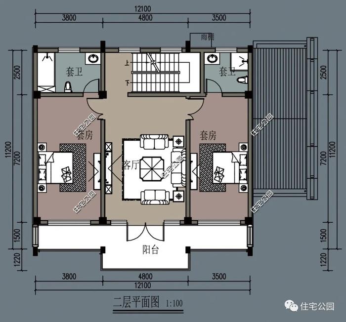 10套三层及以上的农村自建房必备户型，下半年建房不愁了（766~1011）