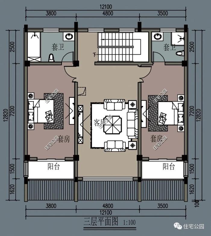 10套三层及以上的农村自建房必备户型，下半年建房不愁了（766~1011）