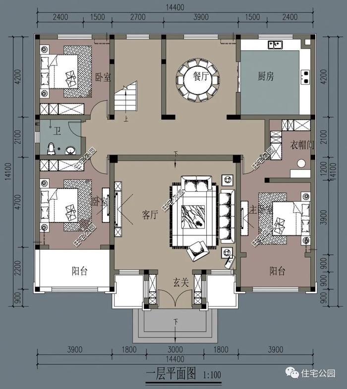 10套三层及以上的农村自建房必备户型，下半年建房不愁了（766~1011）