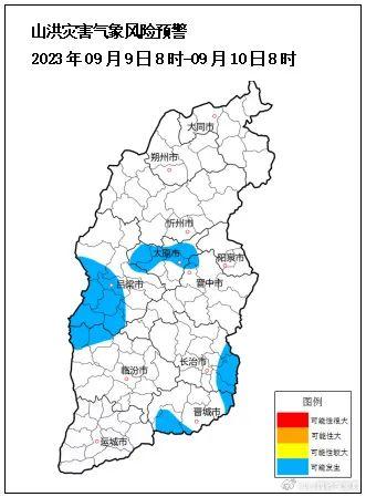 山西连发预警！暴雨+山洪，涉及这五市