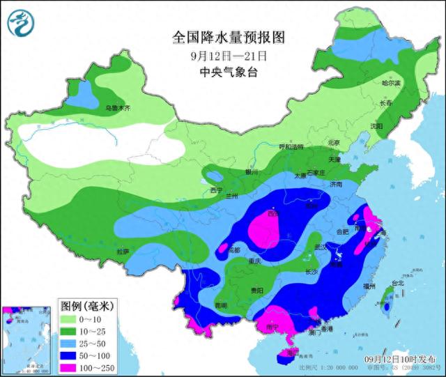 中央气象台：未来10天四川盆地江淮等地有强降雨  冷空气将影响内蒙古东北等地