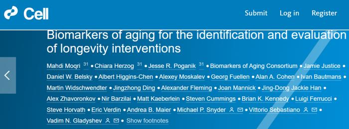 如何通过生物标志物延长寿命，健康老去？《细胞》发文论述衰老生物标志物的开发与验证