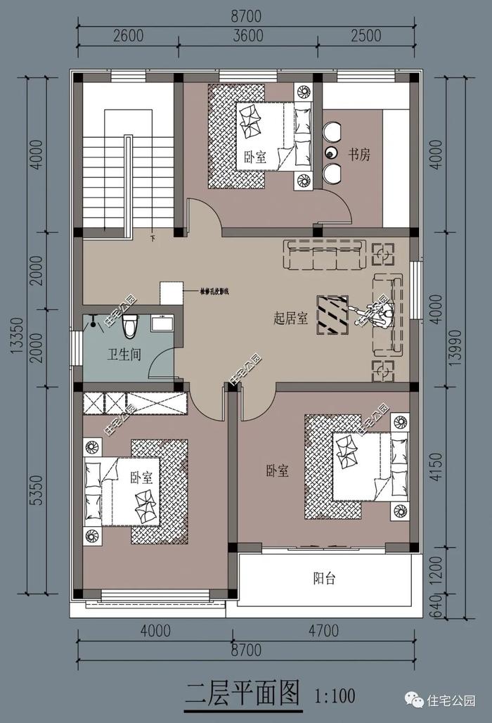 10套二层农村别墅户型，要多实用有多实用，强烈建议收藏（646~748）