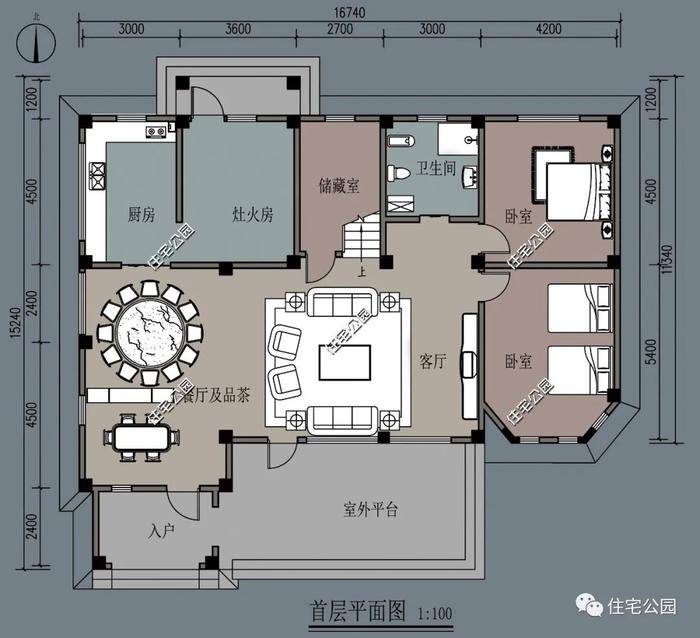 10套二层农村别墅户型，要多实用有多实用，强烈建议收藏（646~748）