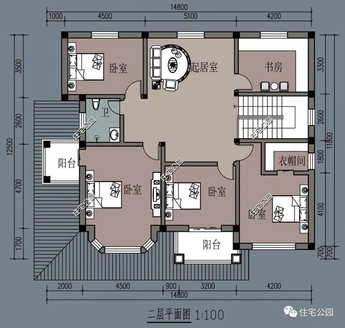 10套二层农村别墅户型，要多实用有多实用，强烈建议收藏（646~748）