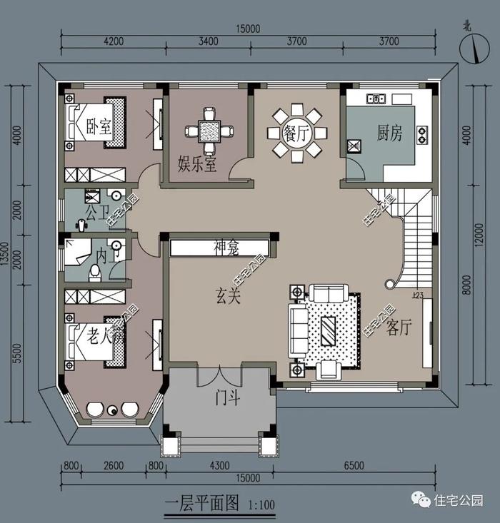 10套二层农村别墅户型，要多实用有多实用，强烈建议收藏（646~748）