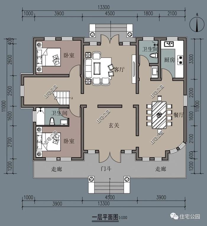 10套二层农村别墅户型，要多实用有多实用，强烈建议收藏（646~748）