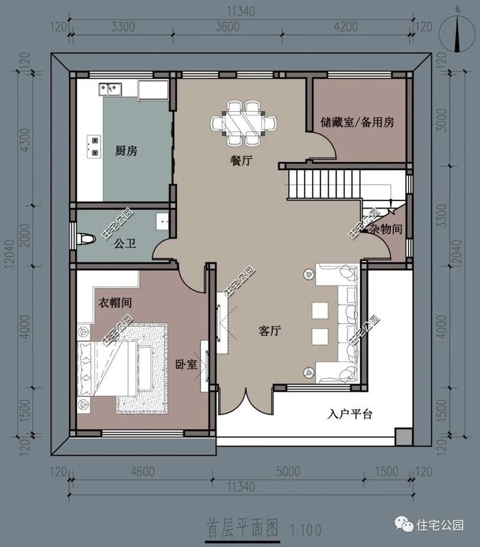 10套二层农村别墅户型，要多实用有多实用，强烈建议收藏（646~748）