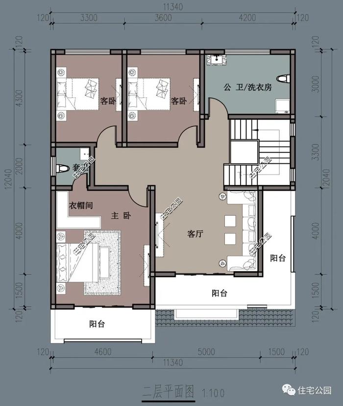 10套二层农村别墅户型，要多实用有多实用，强烈建议收藏（646~748）