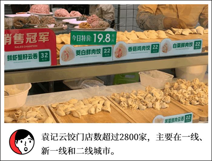 聚焦一二线城市，「袁记云饺」超过三成开在菜场附近｜数店09