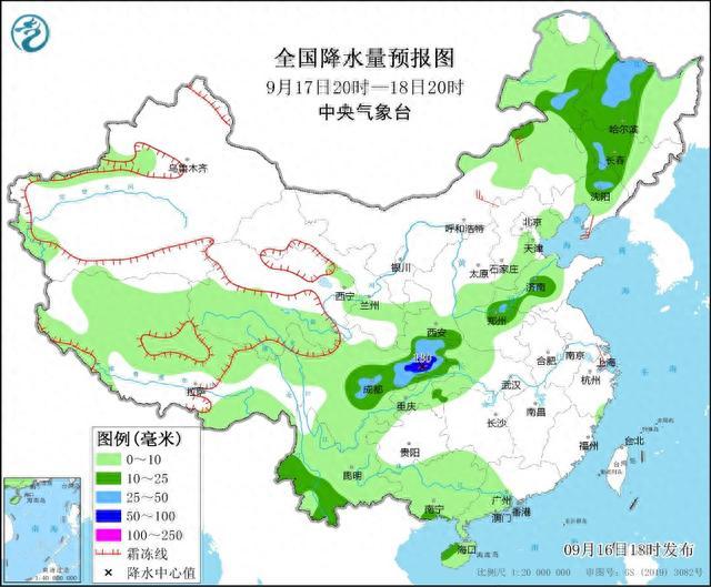 中央气象台：陕西四川盆地江汉黄淮等地将有强降水 内蒙古东北地区华北地区将有降水和对流天气