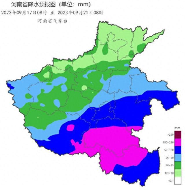17日至20日河南大部将迎持续阴雨天气 需防范对秋收的不利影响
