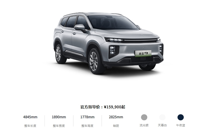 睿蓝9 图源:力帆官方网站