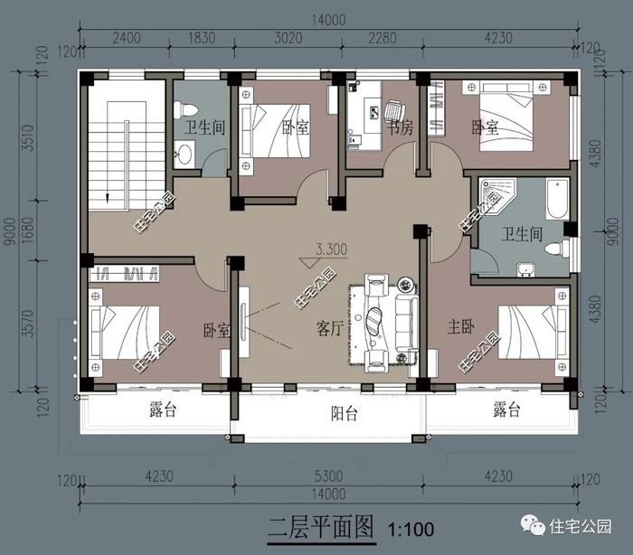 10套二层农村自建房户型推荐，不仅外观漂亮，布局还很实用（756~823）