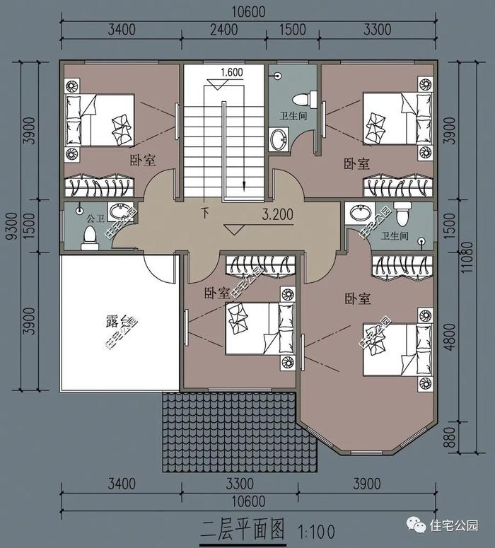 10套二层农村自建房户型推荐，不仅外观漂亮，布局还很实用（756~823）