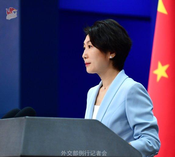毛宁 资料图 图源:外交部网站
