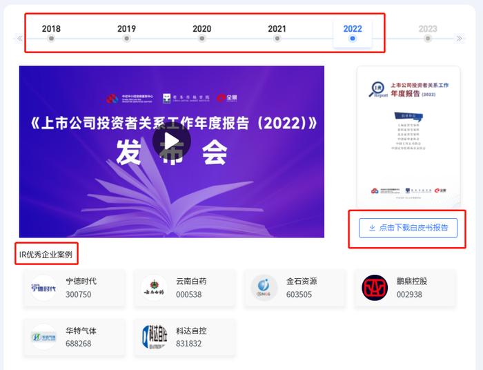 董办云上新功能啦！！！查看IR优秀企业案例高效助力公司投关水平......