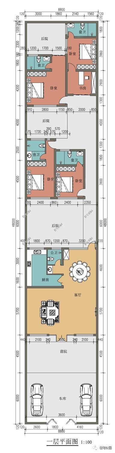 10套农村一层户型合集，自住养老都合适，有庭有院过美好生活（1487~1582）