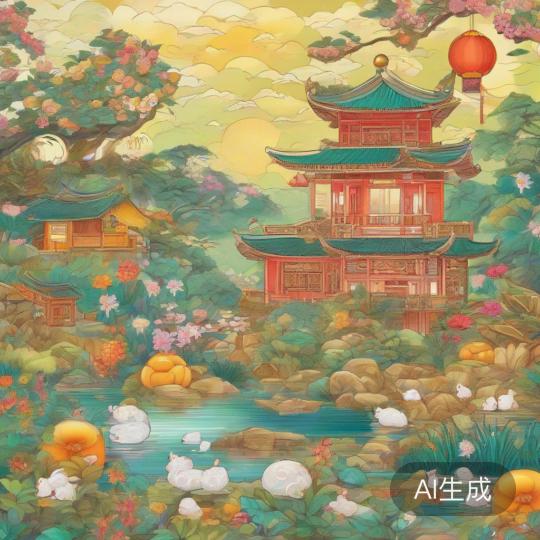 中秋佳节AI作画，玩了几轮发现，大模型竟不知兔子几只耳