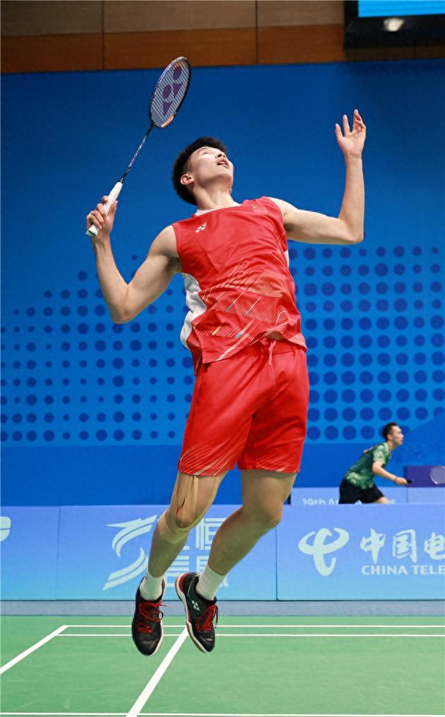 图集丨晋级四强！羽毛球男团1/4决赛，中国队3比1中国台北队