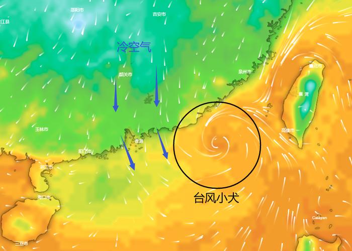 当台风“小犬”杠上冷空气...茂名天气怎样变？