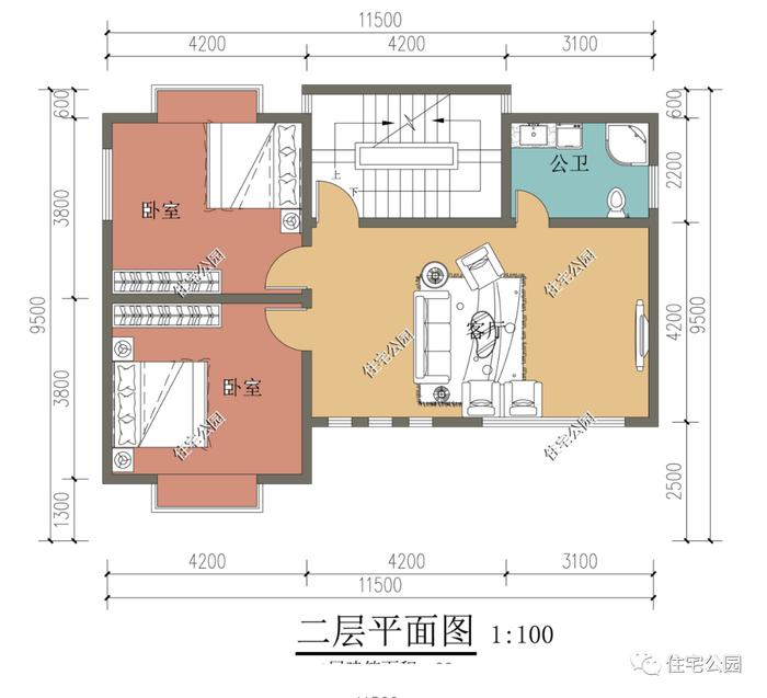 10套精选三、四层农村别墅户型，100分的好设计，回家建房就建这样的（1365~1408）