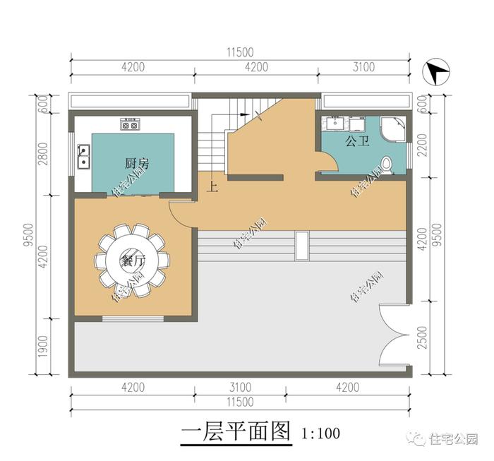 10套精选三、四层农村别墅户型，100分的好设计，回家建房就建这样的（1365~1408）