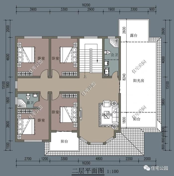 10套精选二层农村别墅图纸，美观实用均满分，家家都能建得起（1090~1184）