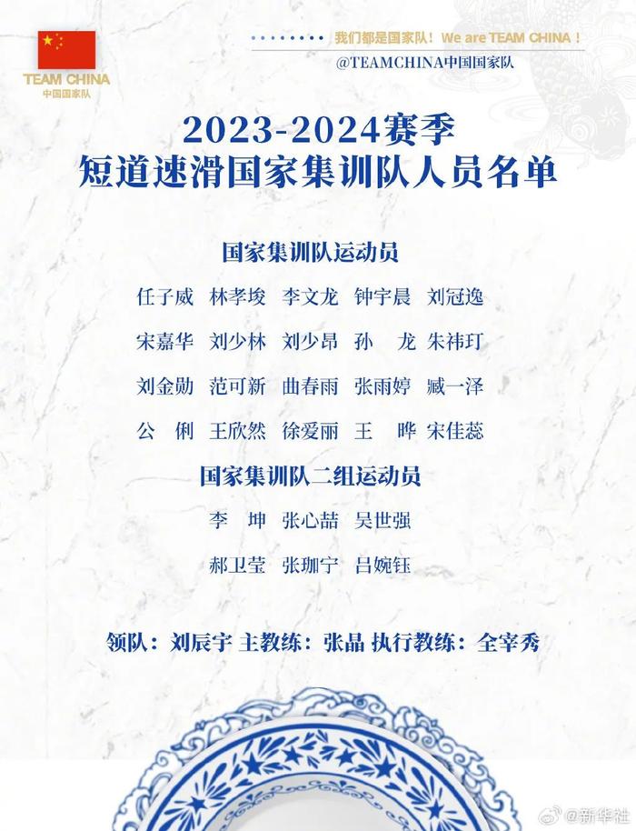 中国短道速滑队集训名单公布，网友为这位老队员加油的留言刷屏