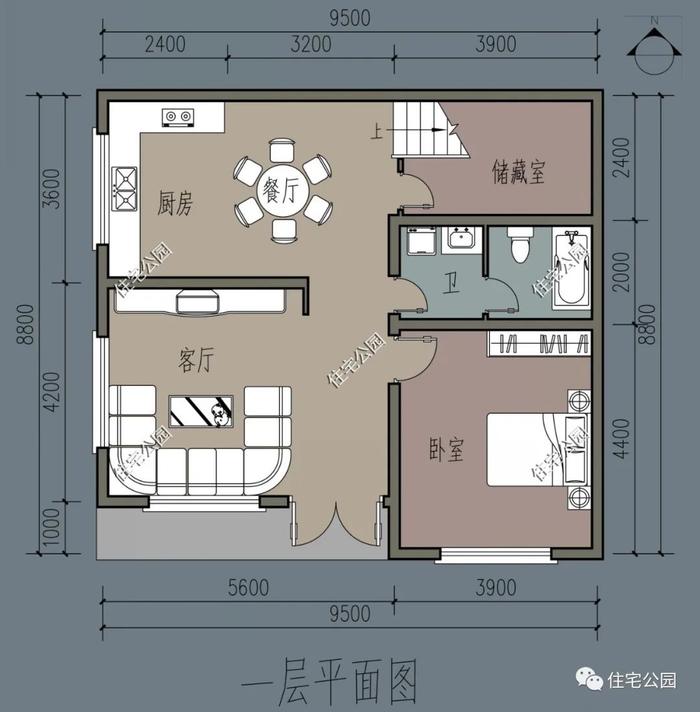 10套农村二层别墅户型，占地不大颜值很高，来年开春就建这样的（1187~1228）