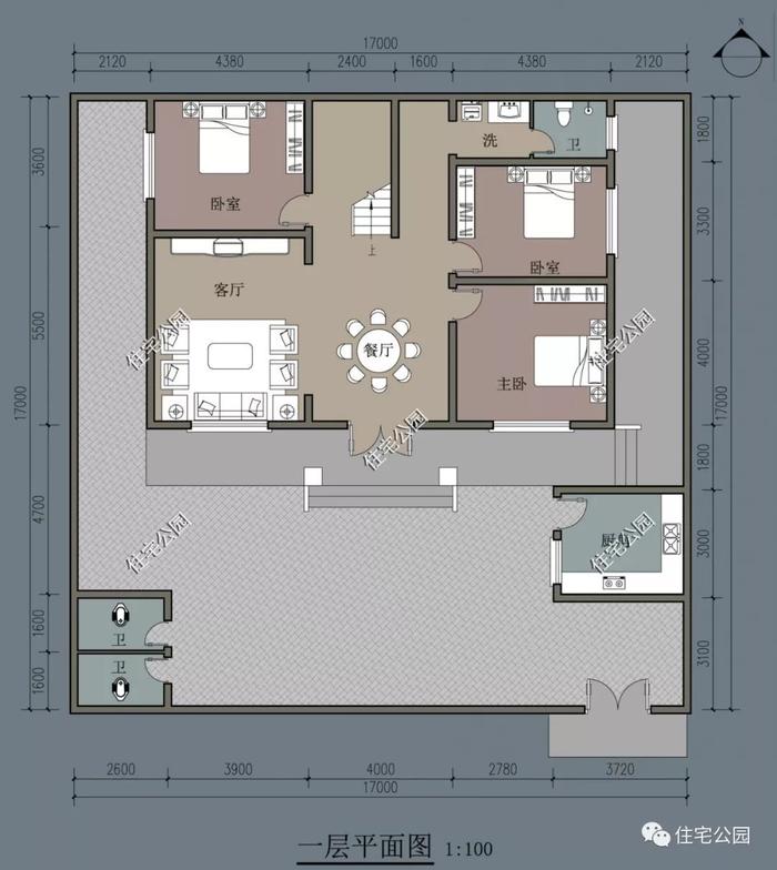 10套农村二层别墅户型，占地不大颜值很高，来年开春就建这样的（1187~1228）