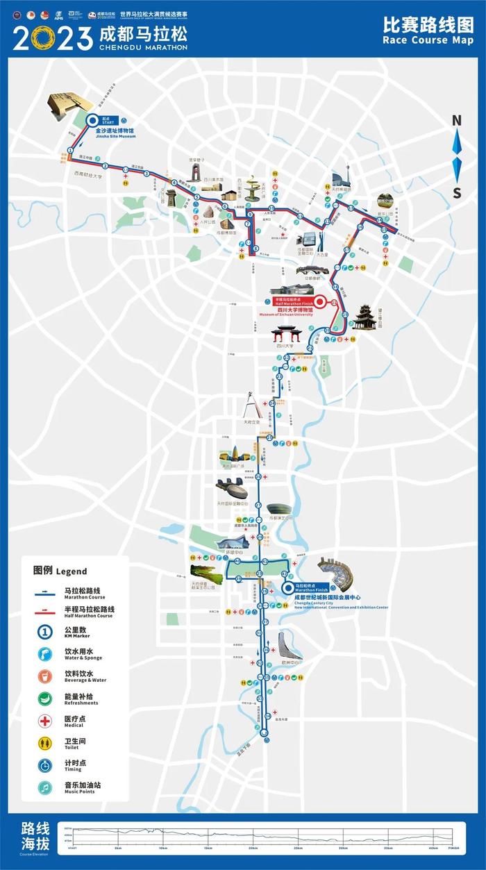 最新！2023成马比赛路线图公布！快看经过你家吗？