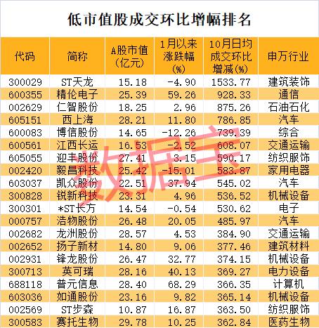 12连板，超级黑马再涨停！AI芯片龙头20cm跌停！低市值的活跃股出炉，市盈率最低不到10倍