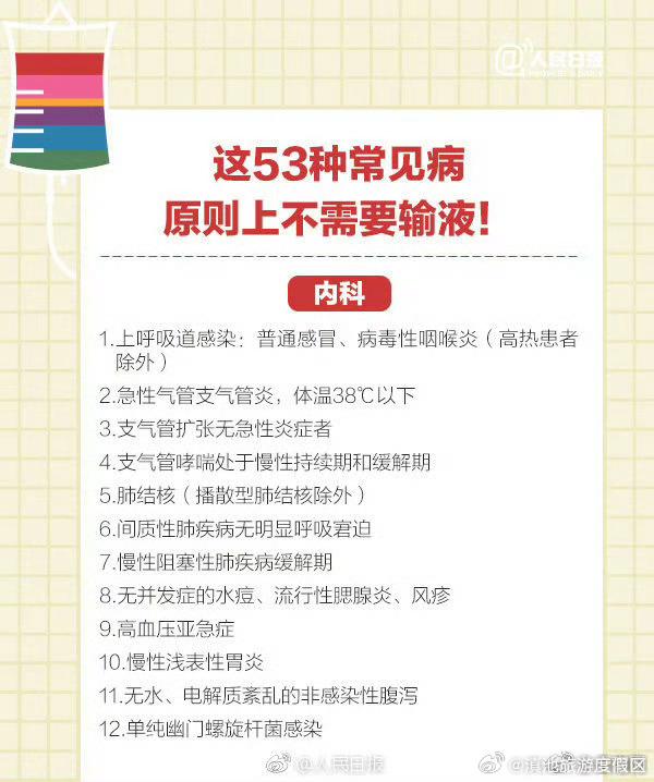 过度输液有危害！这些常见病不需要输液