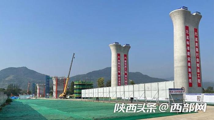 陕西4条在建高铁项目施工进度有更新