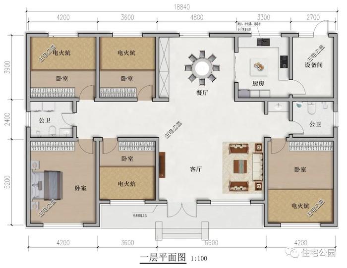 10套一层农村小平房，功能齐全造价低，一套比一套美（2373~2414）