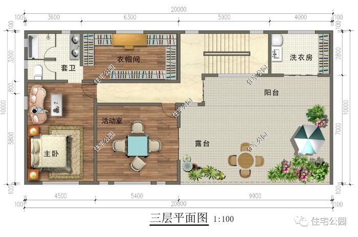 10套三层及以上的豪华户型，适合人口较多的家庭自建（1735~1773）